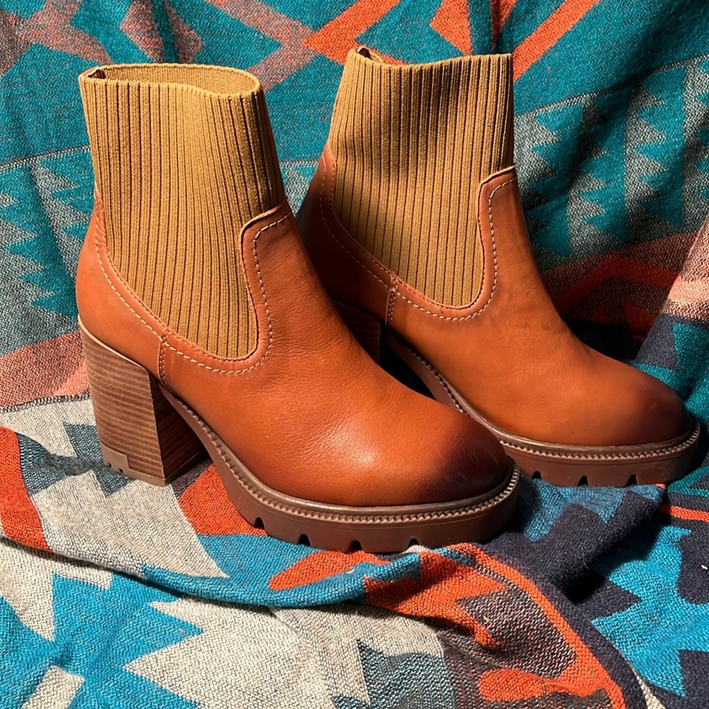 Vintage Havana Veder leather Boots New Size 10